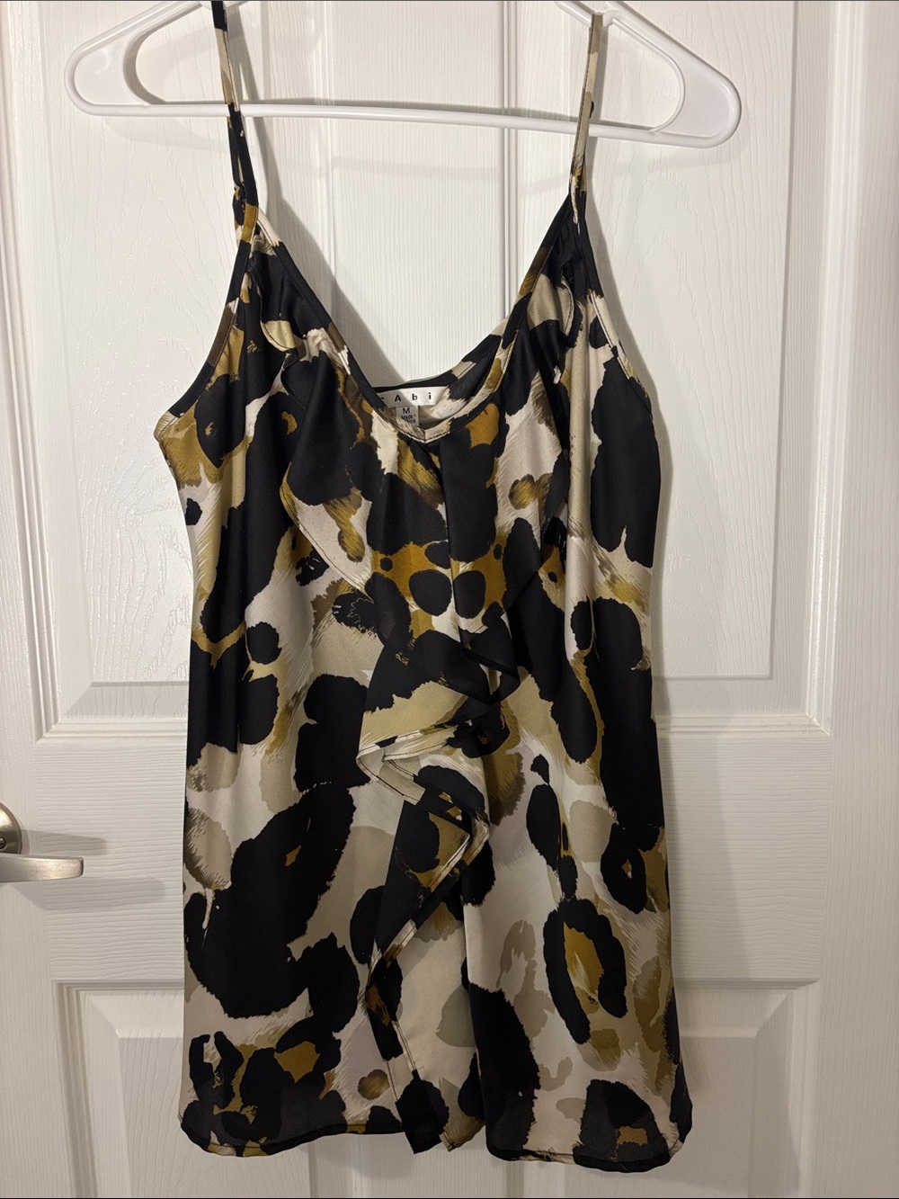 CAbi print cami polyester size M good used condition
